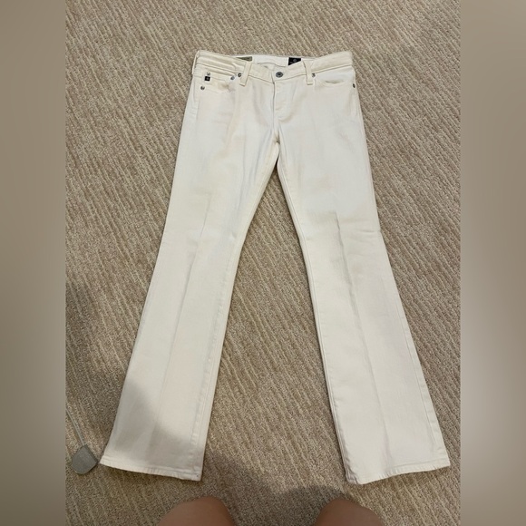 Ag Adriano Goldschmidt The Angelina petite white jeans. Size 28R - Picture 4 of 6